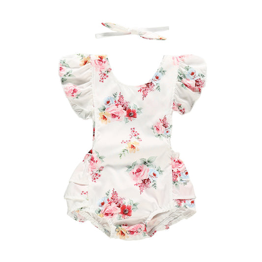 Baby Girl Summer Children's Floral Dress