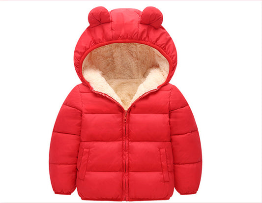 Children's Warm Coat with Ears