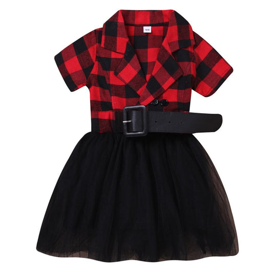 Baby Girl and Children Dress with Belt