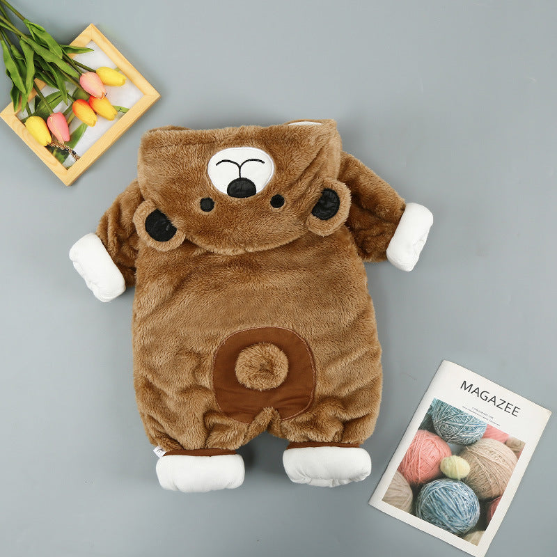 Baby Bear Warm Romper Onesies