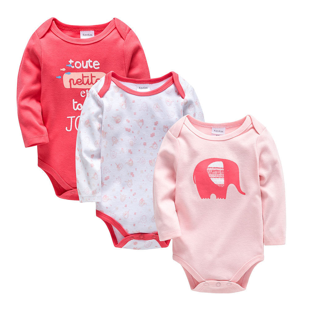 Long Sleeve Baby and Newborns Cartoon Rompers