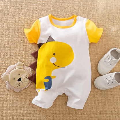 Baby Short Sleeve Dinosaur Romper