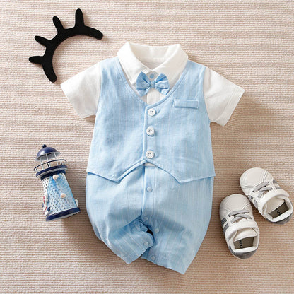 Baby Suit Gentleman Short Sleeve and Long Sleeve Romper