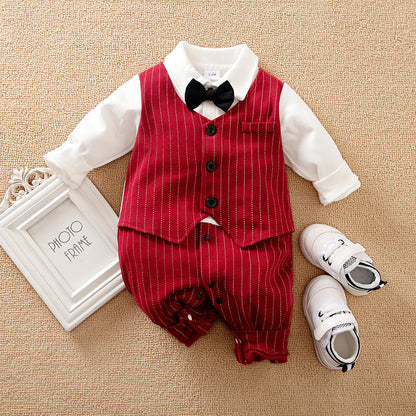 Baby Suit Gentleman Short Sleeve and Long Sleeve Romper